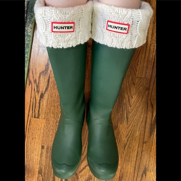Hunter Original Tall Matte Green Boot - Picture 9 of 9
